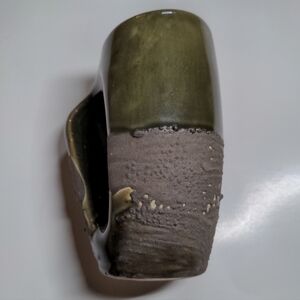 Vintage Handmade Pottery Mug Rustic Stoneware – Canada Marked Sturdy Handle